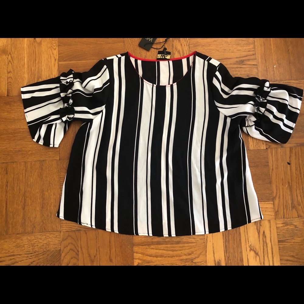 Flowy striped shirt